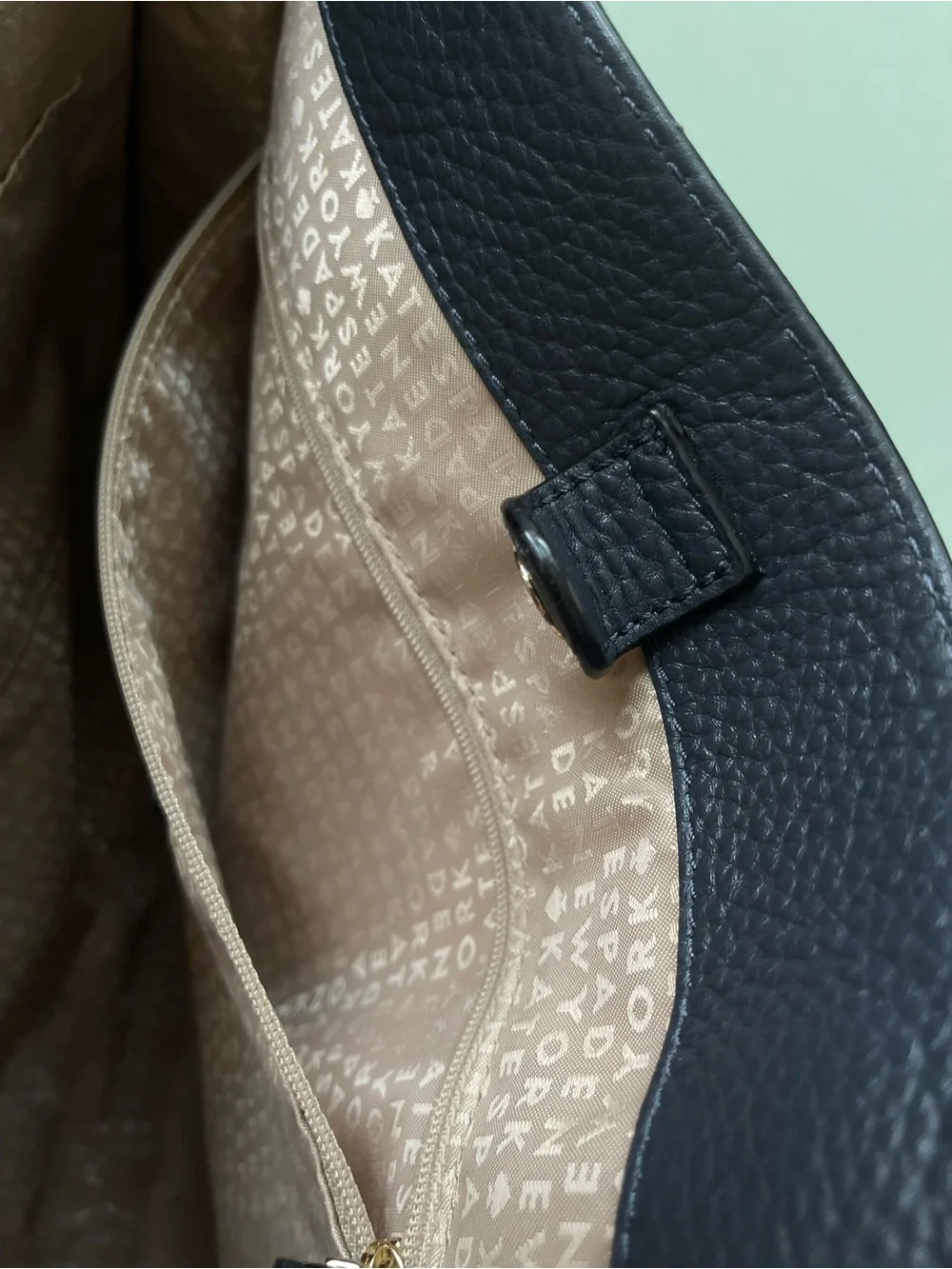 kate spade New York Vintage Gray Lasercut Leather Shoulder Bag